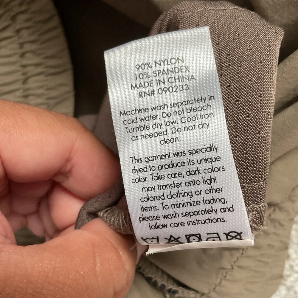 Men's PacSun Tan Straight Cargo Utility Pants Stretch Drawstring Comfort Size L - Picture 5 of 10